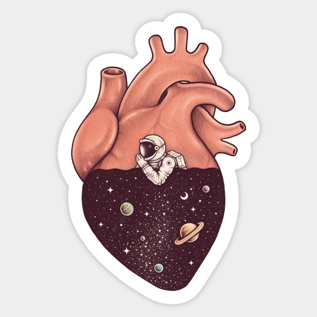 Heart full of Dreams Sticker by enkeldika2